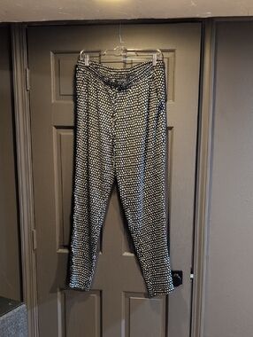 Zac & Rachel Black and White Polka Dot Skinny Pants